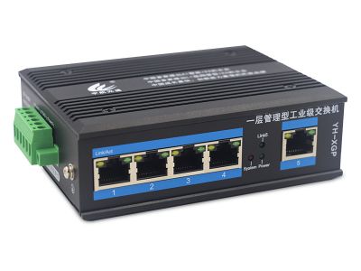 一層網管工業(yè)交換機千兆5口