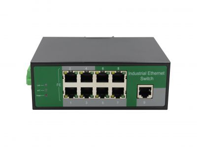 鋼合金工業(yè)級百兆9電交換機(jī)