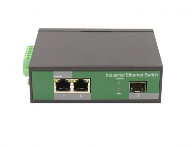 鋼合金工業(yè)級千兆1光2電SFP工業(yè)級交換機(jī)